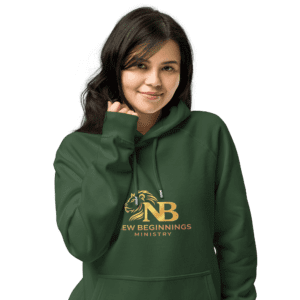 New Beginnings Ministry Lion Hoodie – Forest Green
