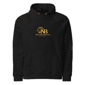 New Beginnings Ministry Lion Hoodie – Black
